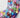 multicolor glass beads