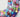multicolor glass beads