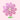 Flower Bag Clip - Pink