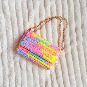 Pom Pom Bag DIY Canvas Kit - Marshmallow