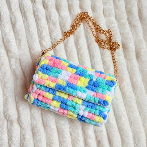 Pom Pom Bag DIY Canvas Kit - Bubblegum
