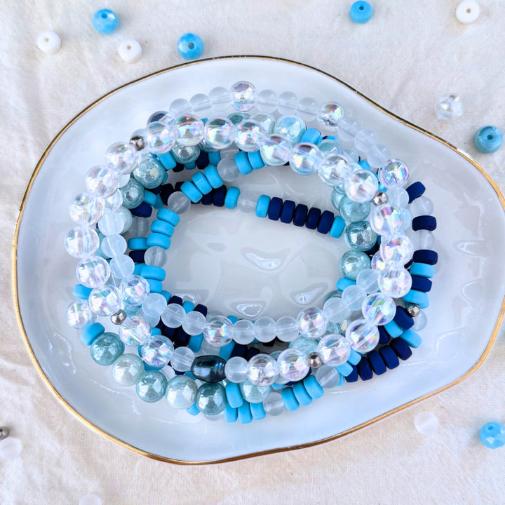 Roll with the Tides Jewelry Making Kit(with black freshwater pearl)
