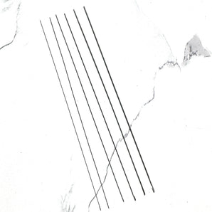 Beading Hooks for Stringing, Set of 6, 0.4-0.9mm, 7 inches each.