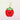 Fruit and Veggies Keychain Bag Charm DIY Canvas Kit - Suki the Strawberry